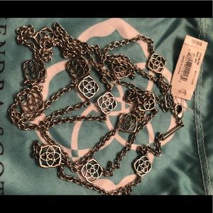 Kendra Scott Devalyn Rhodium Necklace